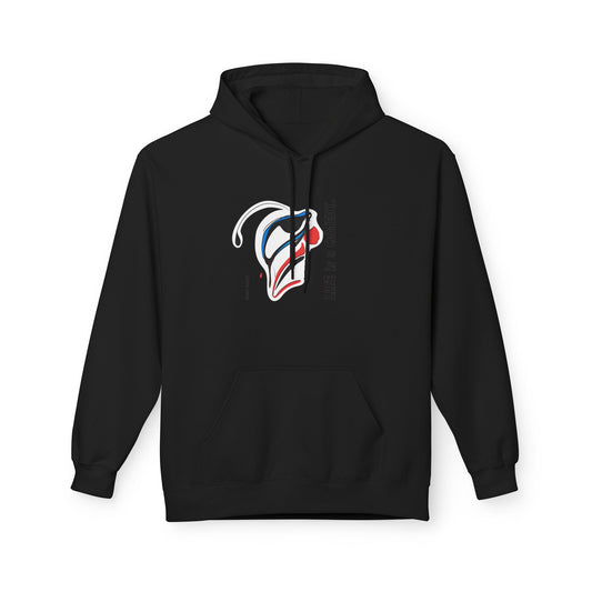 Artistic Wave Unisex Midweight Fleece Hoodie - Perfect for Casual Days & Gift Giving