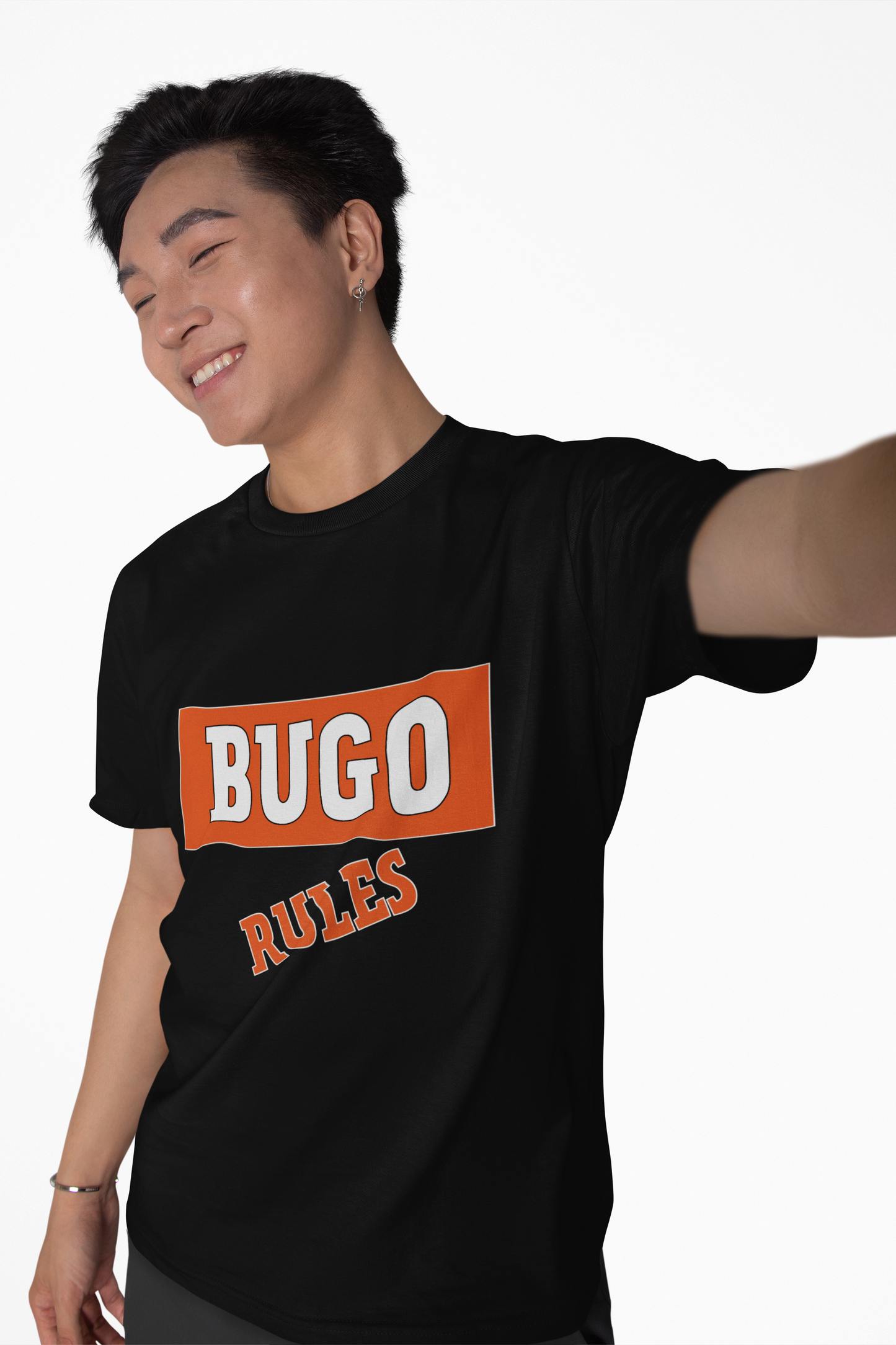 Bugo Rules Unisex Cotton Crew Tee, Funny T-Shirt, Casual Wear, Gift for Friends, Humor Tee, Birthday Gift, Unique Graphic Shirt