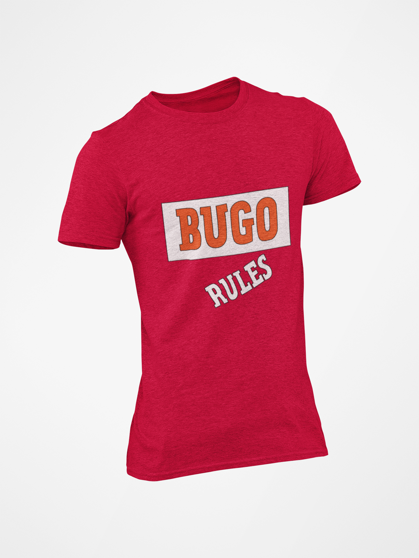 Bugo Rules Unisex Cotton Crew Tee - Fun Graphic T-Shirt, Casual Wear, Gift for Friends, Everyday Comfort, Statement Style
