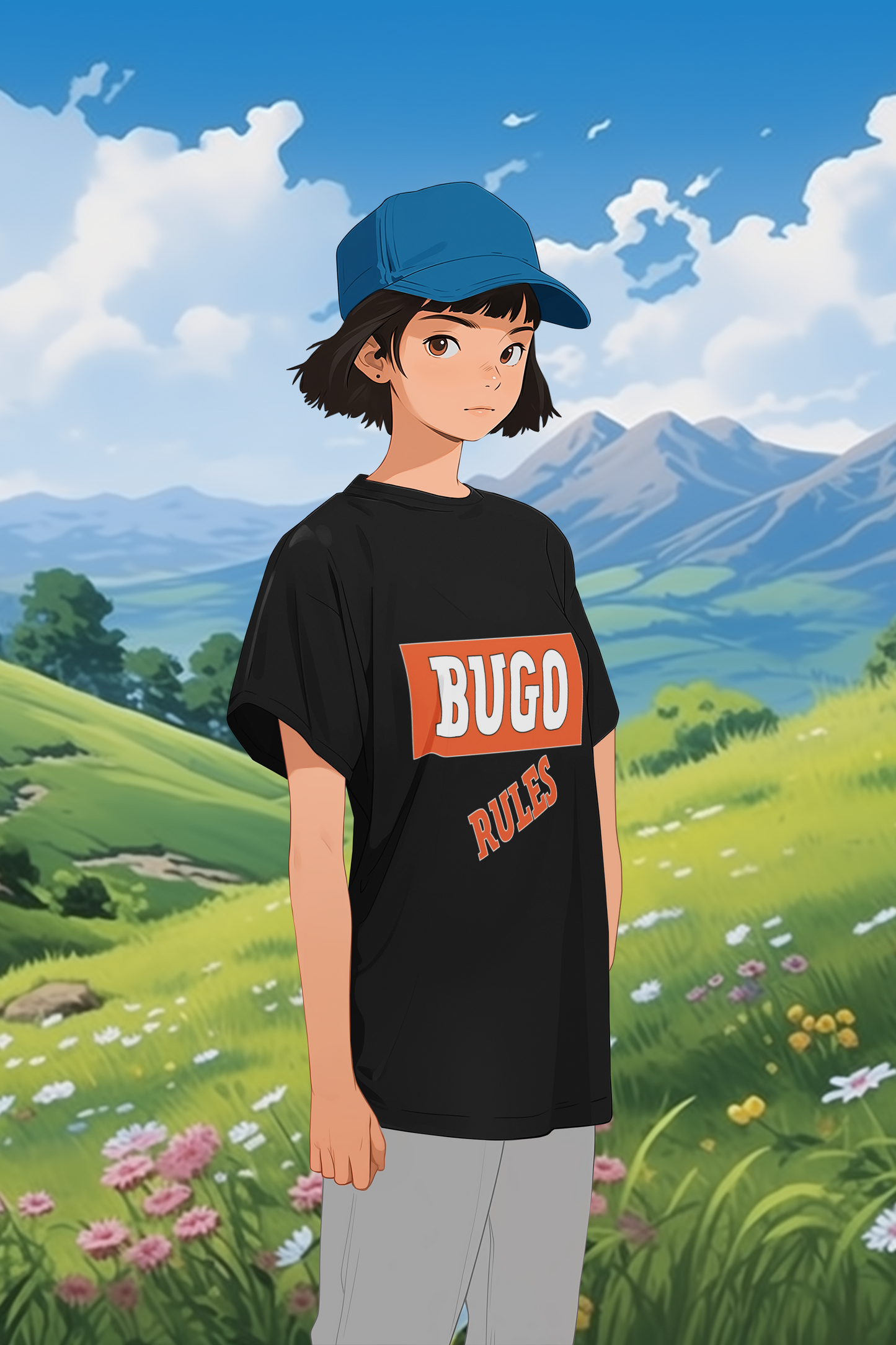 Bugo Rules Unisex Cotton Crew Tee, Funny T-Shirt, Casual Wear, Gift for Friends, Humor Tee, Birthday Gift, Unique Graphic Shirt